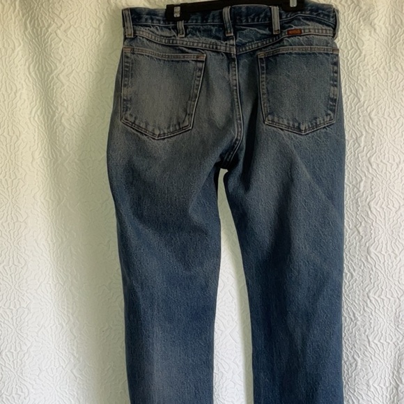 Rustler Blue vintage Straight Jeans wrangler western - Picture 1 of 9